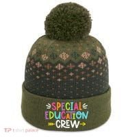 Special Educators Special Ed Teacher Special Education Crew The Baniff Cuffed Pom Beanie thumb 0