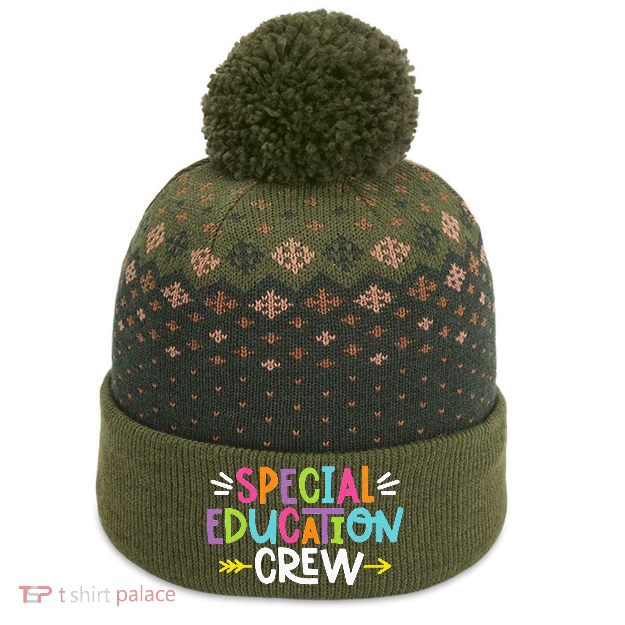 Special Educators Special Ed Teacher Special Education Crew The Baniff Cuffed Pom Beanie