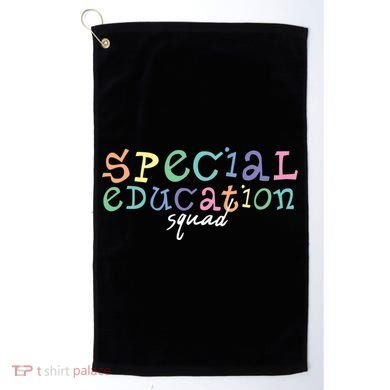 Special Education Squad Special Education Teacher Gift Golf Towel