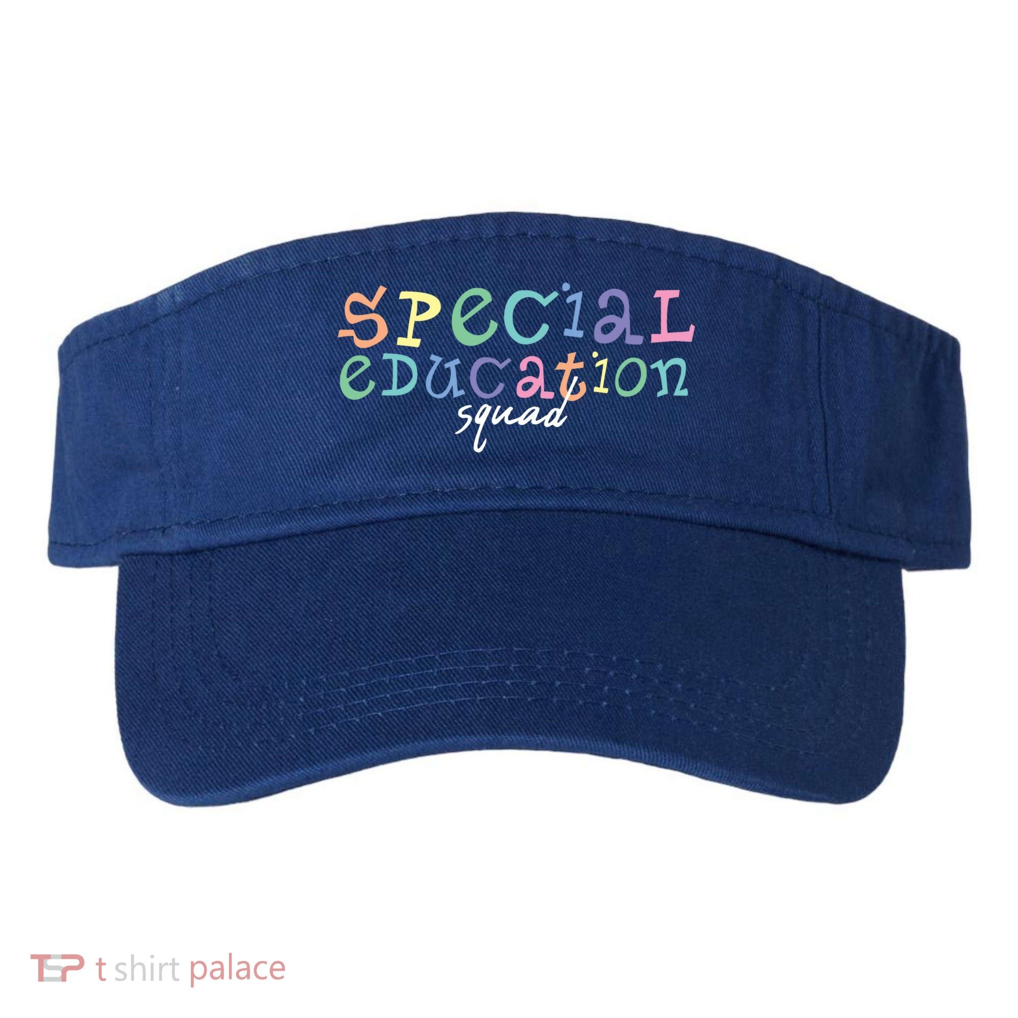 Special Education Squad Special Education Teacher Gift Visor