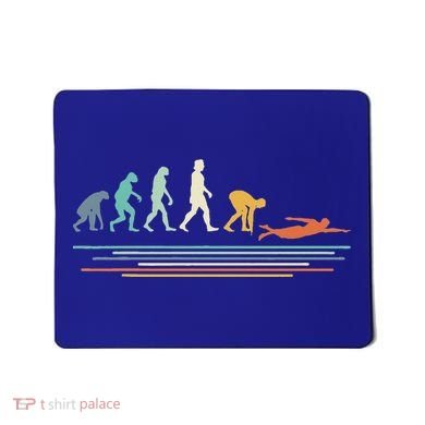 Swimming Evolution Swim Mousepad