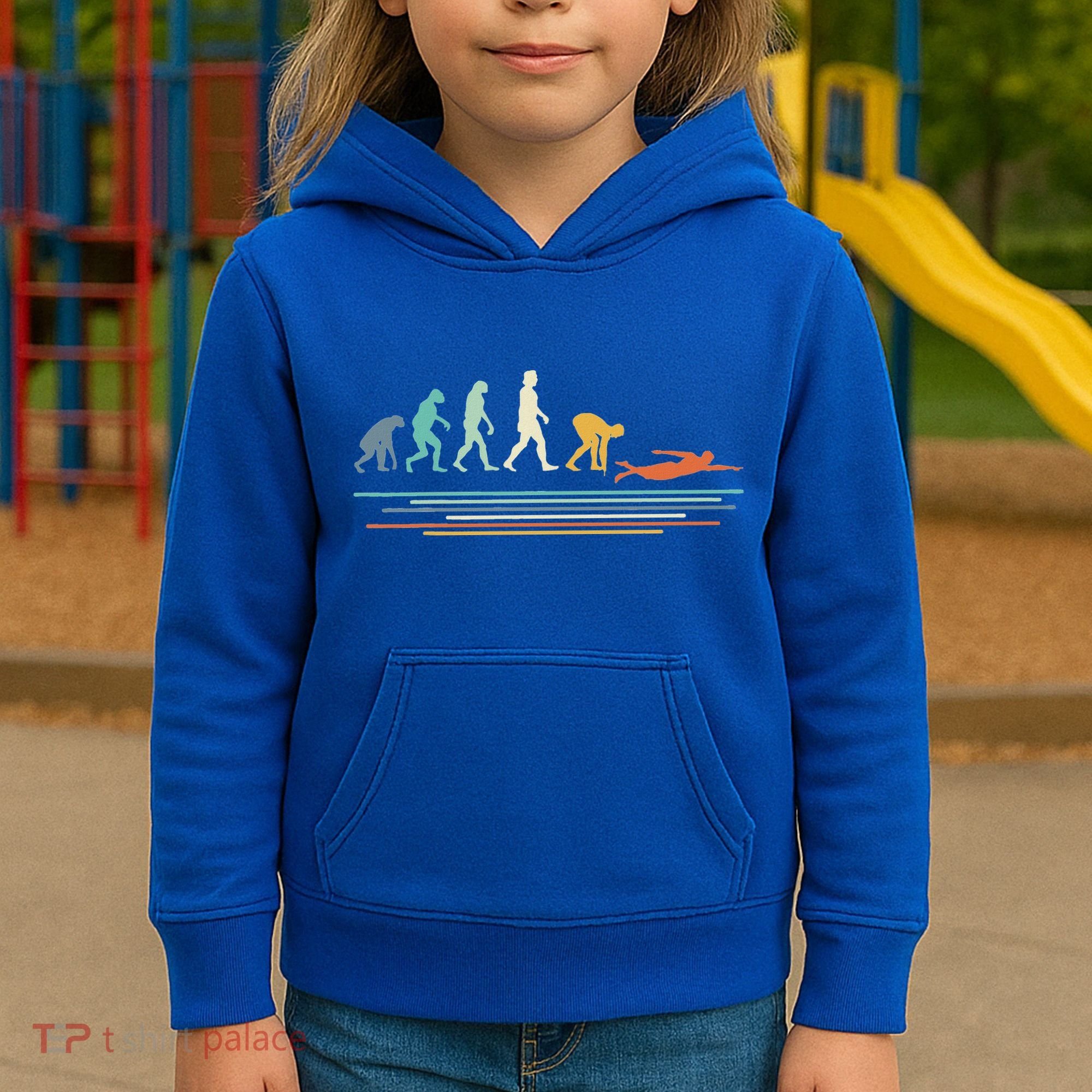 Swimming Evolution Swim Kids Hoodie