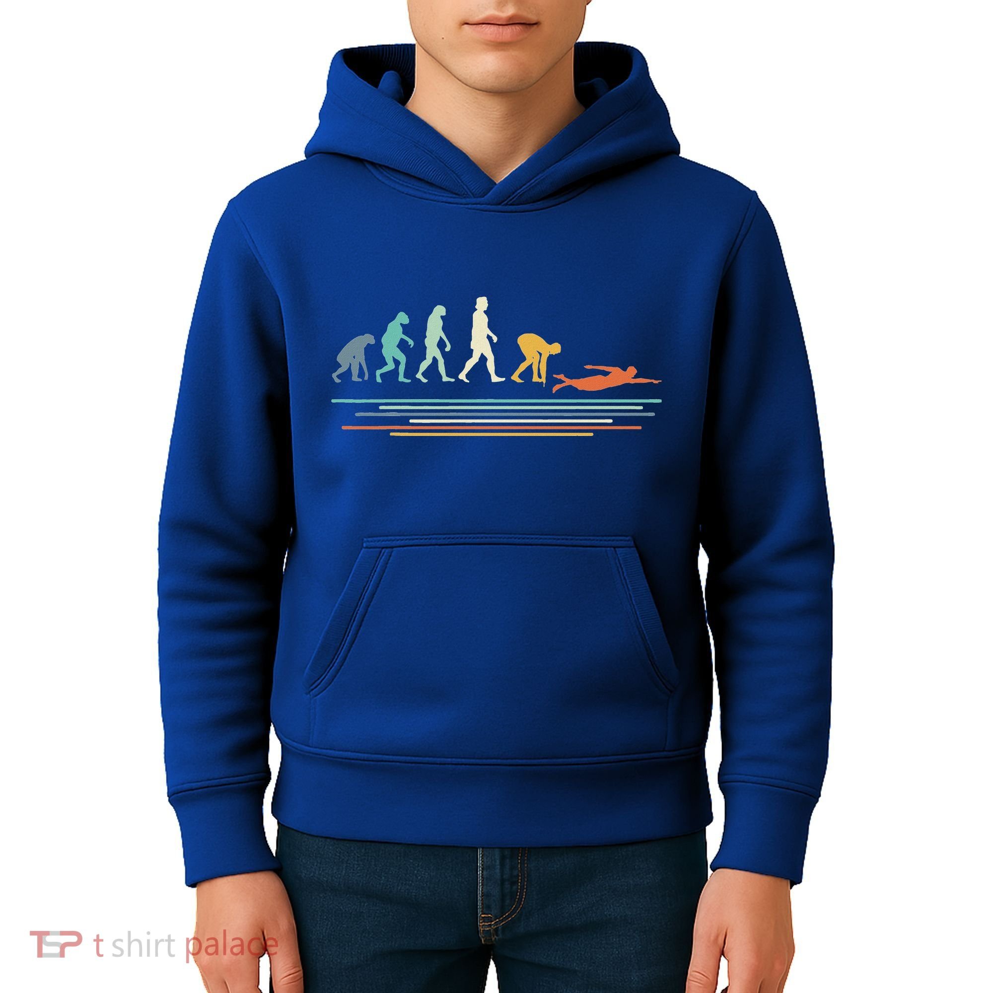 Swimming Evolution Swim Kids Hoodie