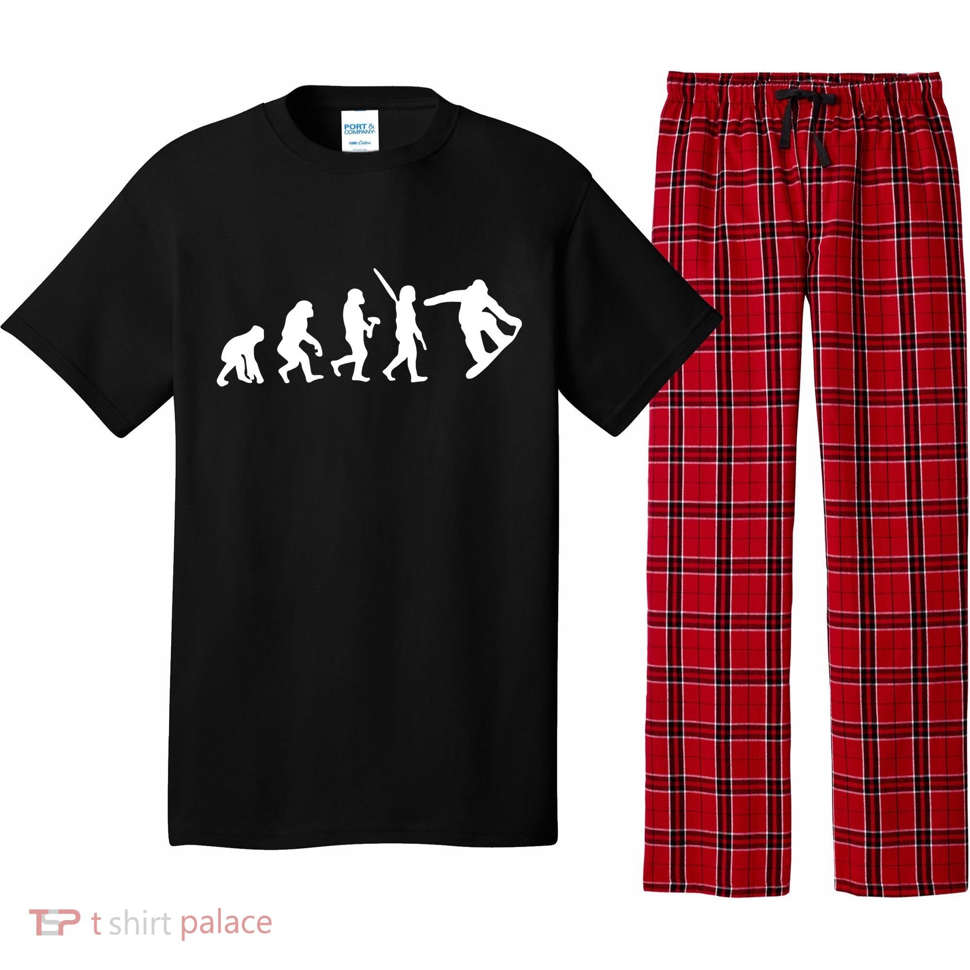 Snowboard Evolution Pajama Set