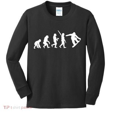 Snowboard Evolution Kids Long Sleeve Shirt