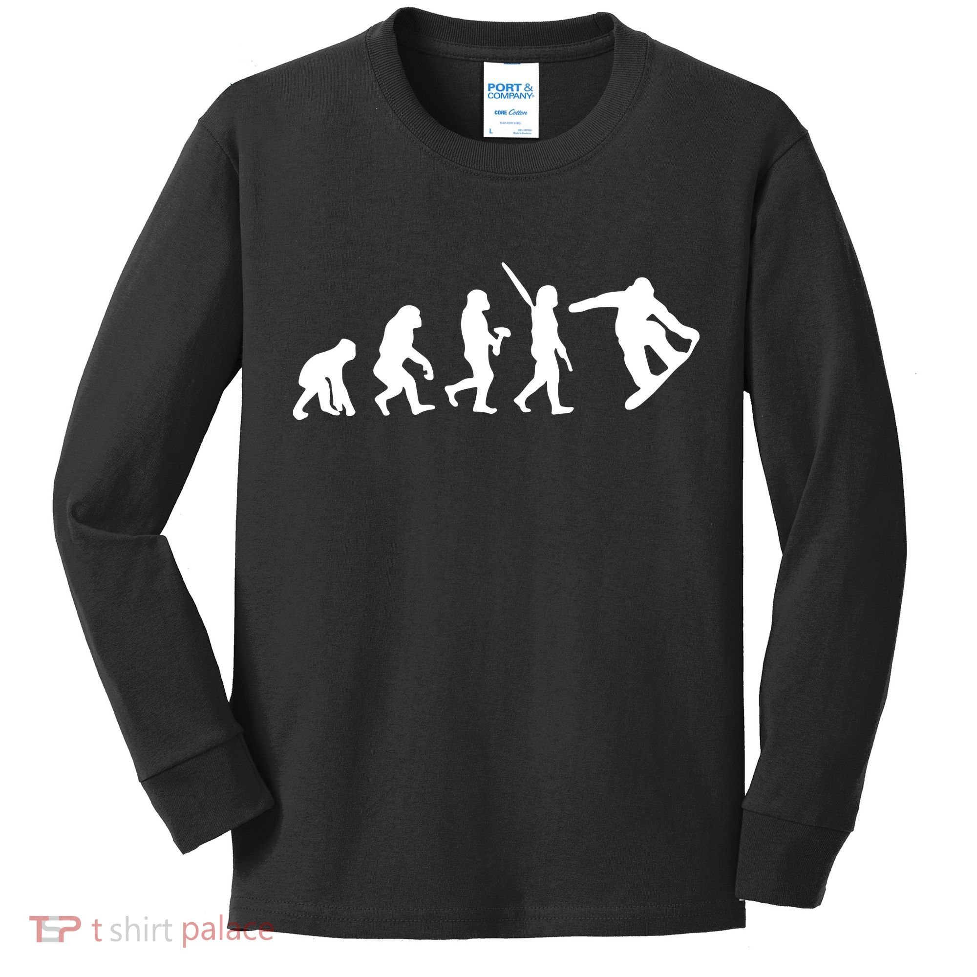 Snowboard Evolution Kids Long Sleeve Shirt