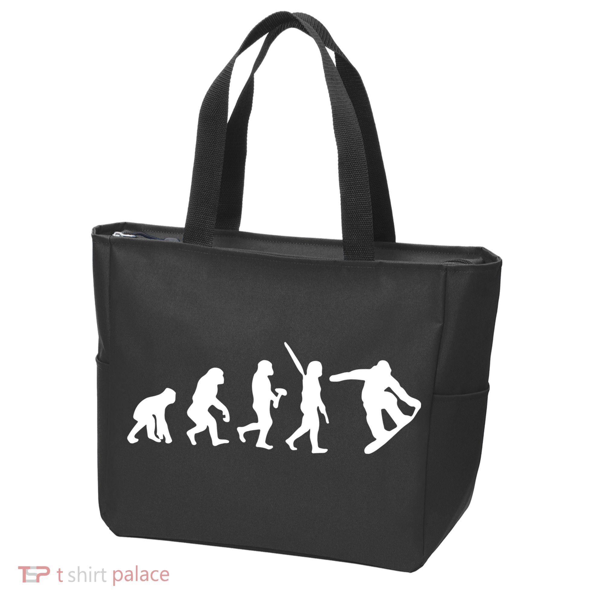 Snowboard Evolution Tote Bag