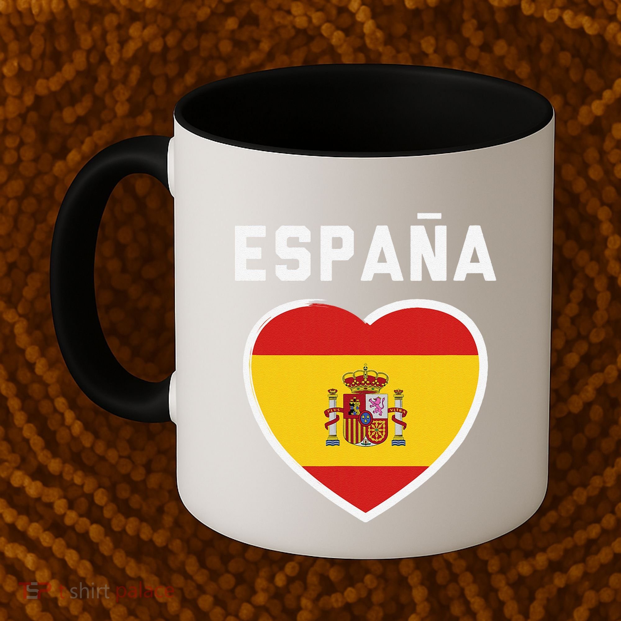 Spain & Espana Soccer & Football Flag Jersey Coffee Mug