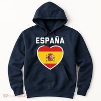 Spain & Espana Soccer & Football Flag Jersey Hoodie thumb 0