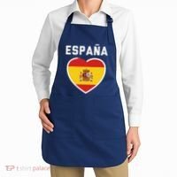 Spain & Espana Soccer & Football Flag Jersey Apron thumb 2