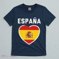 Spain & Espana Soccer & Football Flag Jersey T-Shirt thumb 5