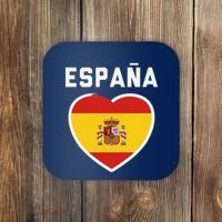 Spain & Espana Soccer & Football Flag Jersey Coaster thumb 0