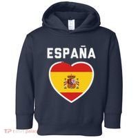 Spain & Espana Soccer & Football Flag Jersey Toddler Hoodie thumb 0