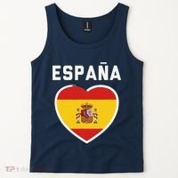 Spain & Espana Soccer & Football Flag Jersey Tank Top thumb 2