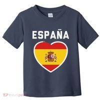 Spain & Espana Soccer & Football Flag Jersey Toddler T-Shirt thumb 0