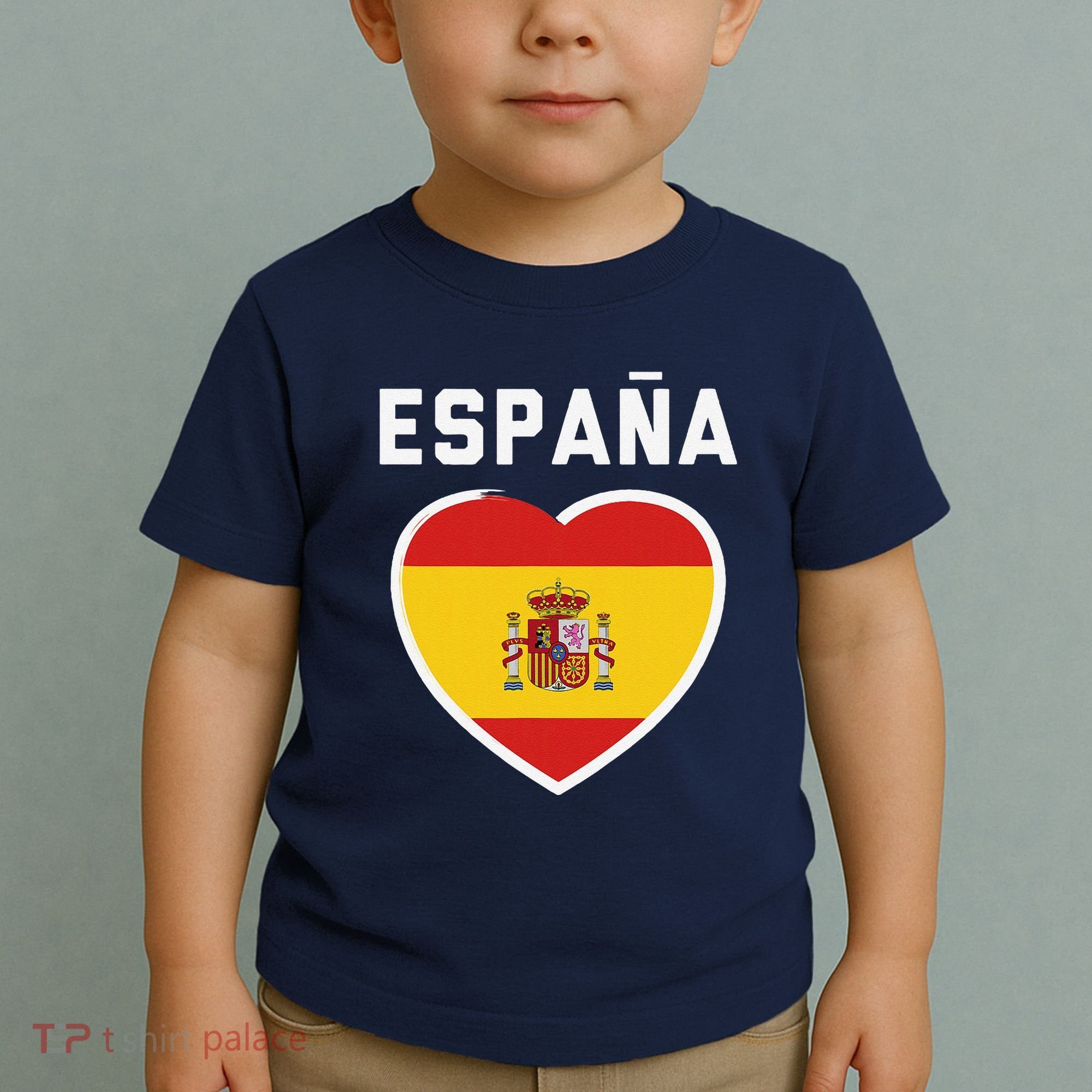 Spain & Espana Soccer & Football Flag Jersey Toddler T-Shirt