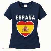 Spain & Espana Soccer & Football Flag Jersey Women's T-Shirt thumb 0