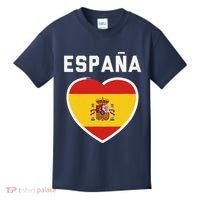 Spain & Espana Soccer & Football Flag Jersey Kids T-Shirt thumb 0