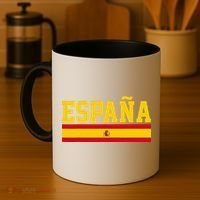Spain Espana Spanish Flag Pride Sports Fan Soccer Gift Coffee Mug thumb 4
