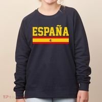 Spain Espana Spanish Flag Pride Sports Fan Soccer Gift Women's Sweatshirt thumb 0
