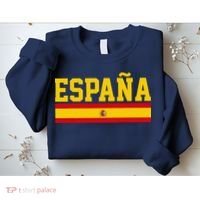 Spain Espana Spanish Flag Pride Sports Fan Soccer Gift Sweatshirt thumb 2