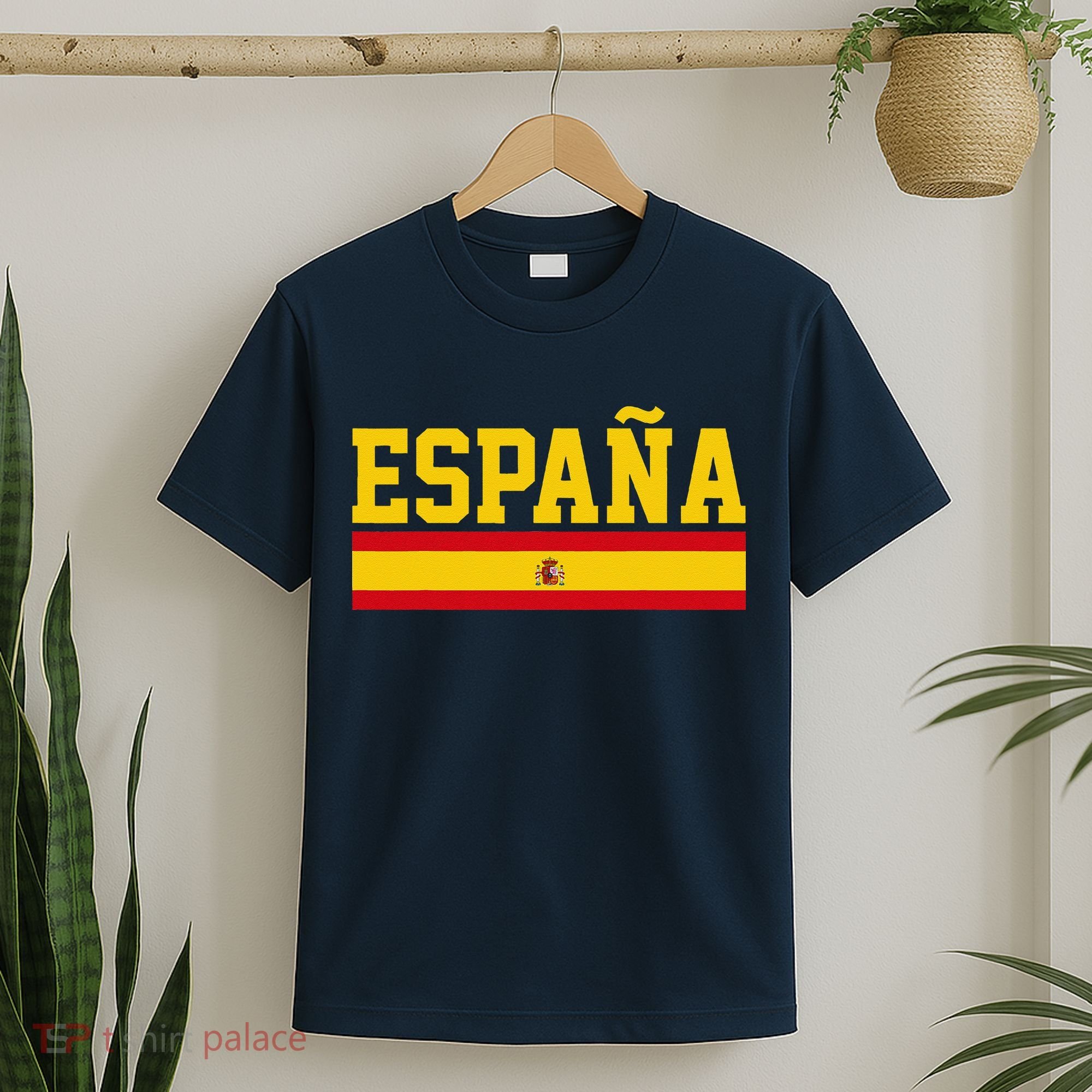 Spain Espana Spanish Flag Pride Sports Fan Soccer Gift T-Shirt