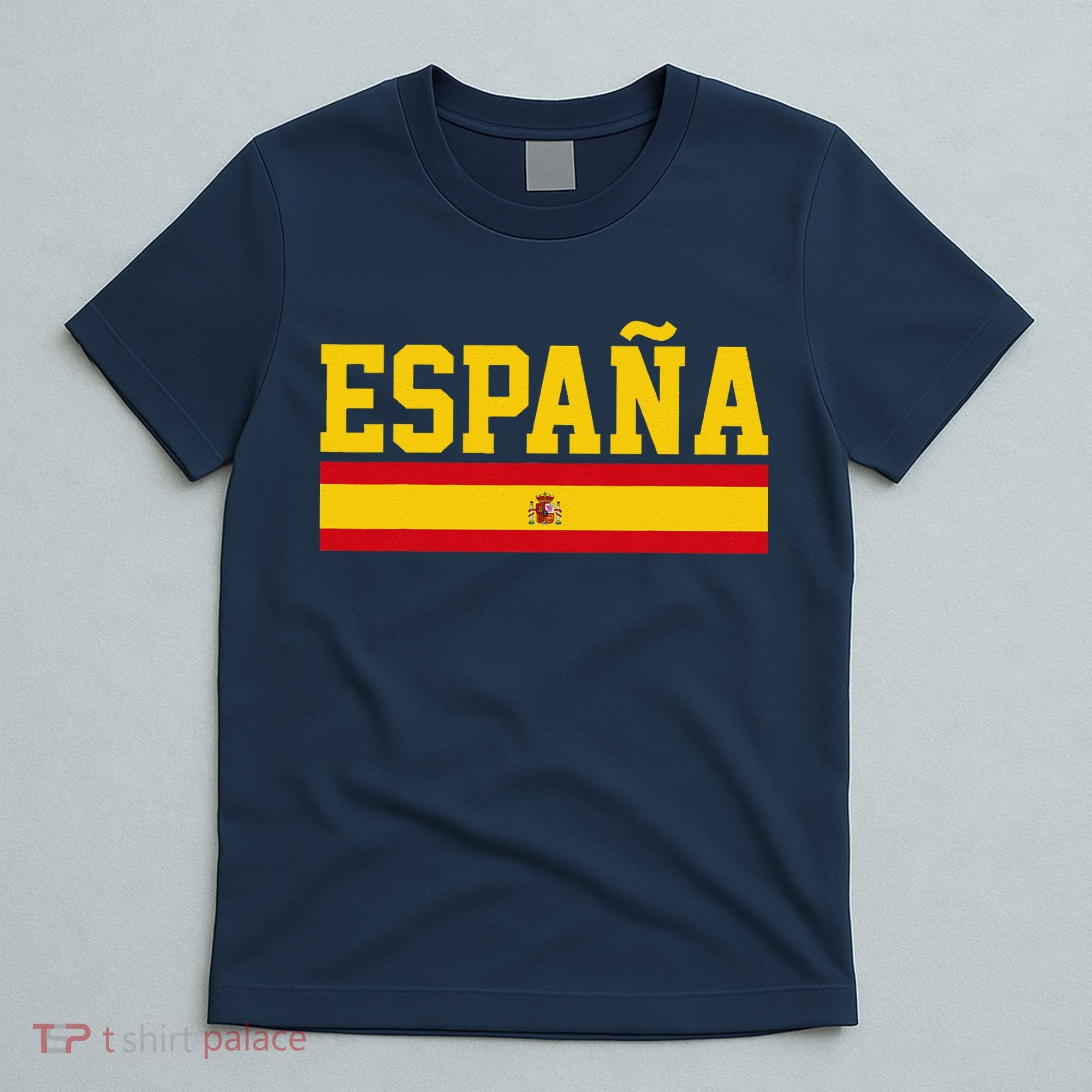 Spain Espana Spanish Flag Pride Sports Fan Soccer Gift T-Shirt