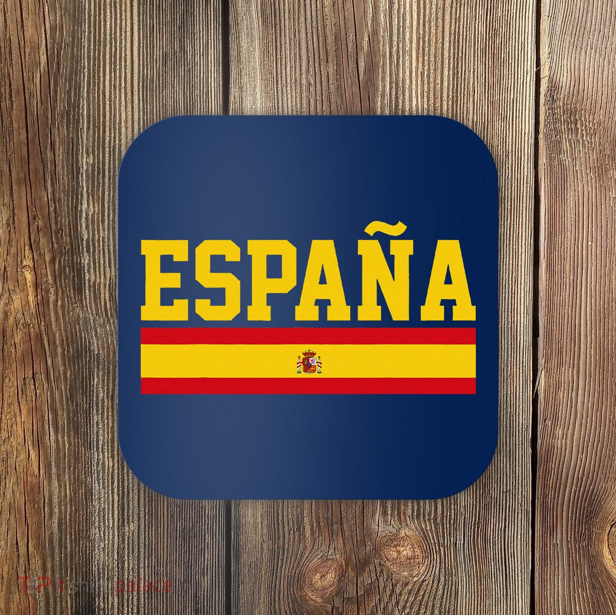 Spain Espana Spanish Flag Pride Sports Fan Soccer Gift Coaster