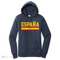 Spain Espana Spanish Flag Pride Sports Fan Soccer Gift Women's Hoodie thumb 0