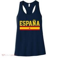 Spain Espana Spanish Flag Pride Sports Fan Soccer Gift Women's Tank Top thumb 0
