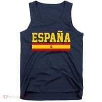 Spain Espana Spanish Flag Pride Sports Fan Soccer Gift Tank Top thumb 0