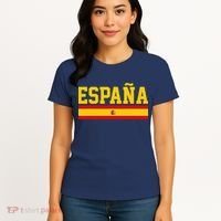 Spain Espana Spanish Flag Pride Sports Fan Soccer Gift Women's T-Shirt thumb 4
