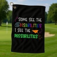 Special Education SPED Teacher Golf Towel thumb 1
