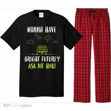 Solar Energy Solar Panels Bright Future Funny Solar Power Pajama Set