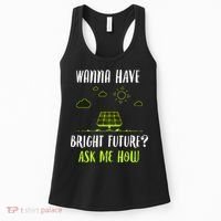 Solar Energy Solar Panels Bright Future Funny Solar Power Women's Tank Top thumb 0