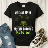 Solar Energy Solar Panels Bright Future Funny Solar Power Women's T-Shirt thumb 3