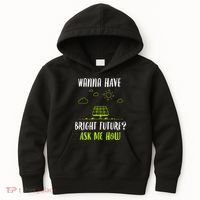 Solar Energy Solar Panels Bright Future Funny Solar Power Kids Hoodie thumb 0