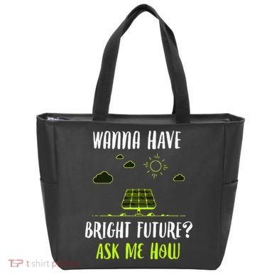 Solar Energy Solar Panels Bright Future Funny Solar Power Tote Bag