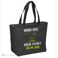 Solar Energy Solar Panels Bright Future Funny Solar Power Tote Bag thumb 2