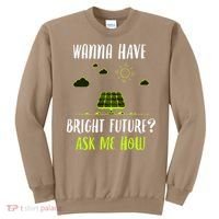Solar Energy Solar Panels Bright Future Funny Solar Power Sweatshirt thumb 0