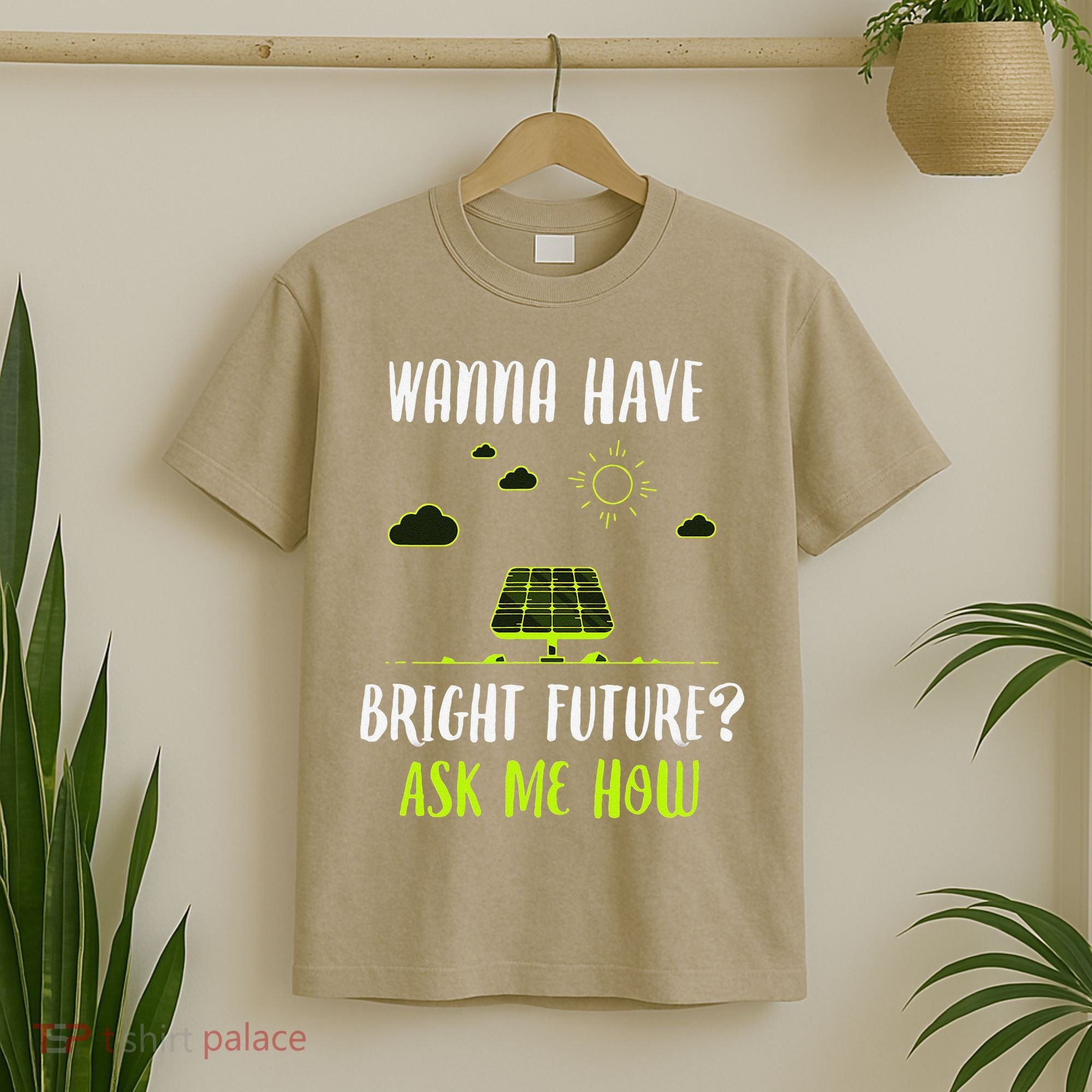 Solar Energy Solar Panels Bright Future Funny Solar Power T-Shirt