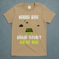 Solar Energy Solar Panels Bright Future Funny Solar Power T-Shirt thumb 5