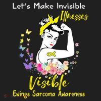 Support Ewings Sarcoma Awareness Gift Women's Sweatshirt thumb 2