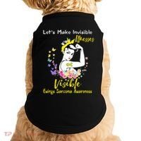 Support Ewings Sarcoma Awareness Gift Doggie Tank thumb 0
