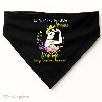 Support Ewings Sarcoma Awareness Gift USA-Made Doggie Bandana