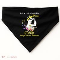 Support Ewings Sarcoma Awareness Gift USA-Made Doggie Bandana thumb 0