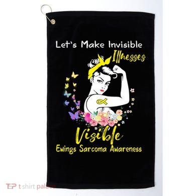 Support Ewings Sarcoma Awareness Gift Golf Towel