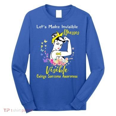 Support Ewings Sarcoma Awareness Gift Long Sleeve Shirt