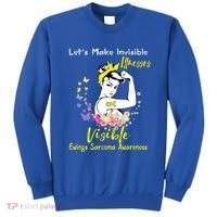 Support Ewings Sarcoma Awareness Gift Sweatshirt thumb 0