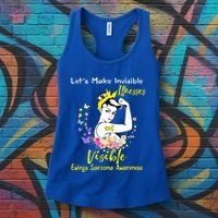 Support Ewings Sarcoma Awareness Gift Women's Tank Top thumb 3